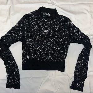 Windsor See through black long sleeve.